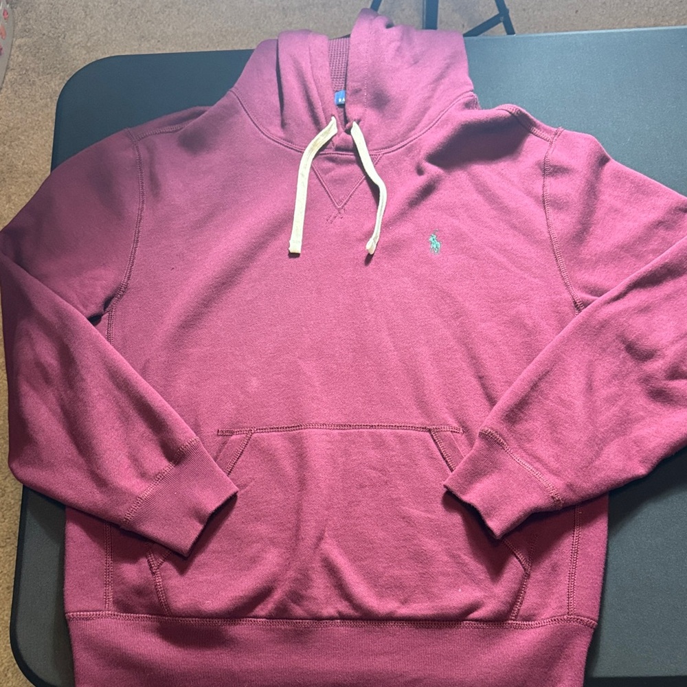 Polo by Ralph Lauren Men's Burgundy Hoodie